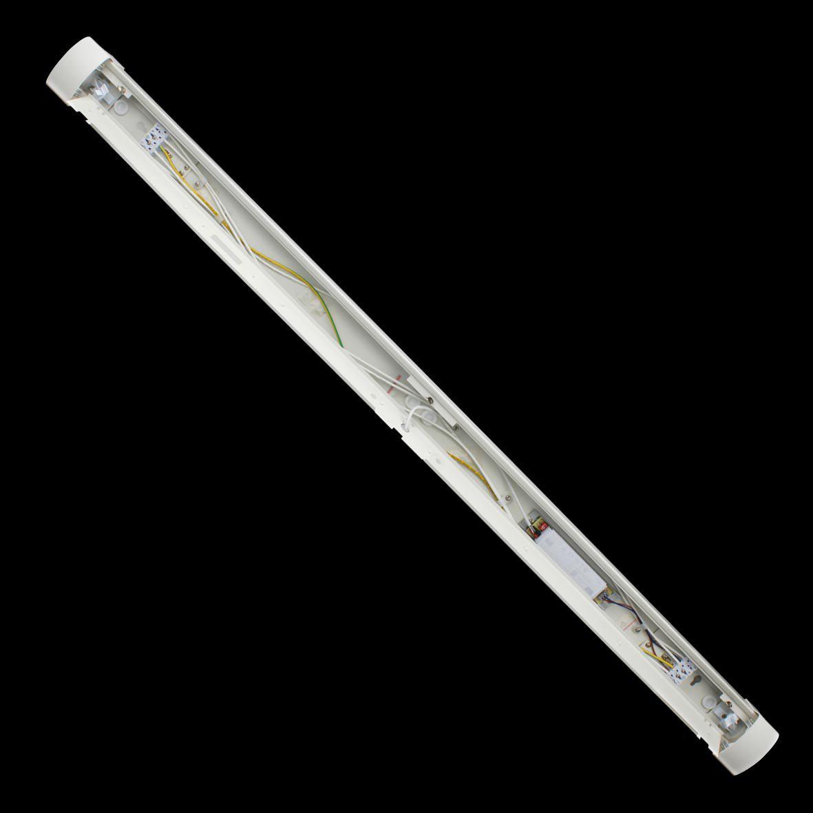 Liny Basic 3000K 130cm Weiß Von Designlight - Die Liny Basic ist eine robuste und energieeffiziente Industrieleuchte mit LED-Technologie, die f&uuml;r die Allgemeinbeleuchtung in Industrie- und Gesch&auml;ftsumgebungen mit warmwei&szlig;em Licht konzipiert wurde.