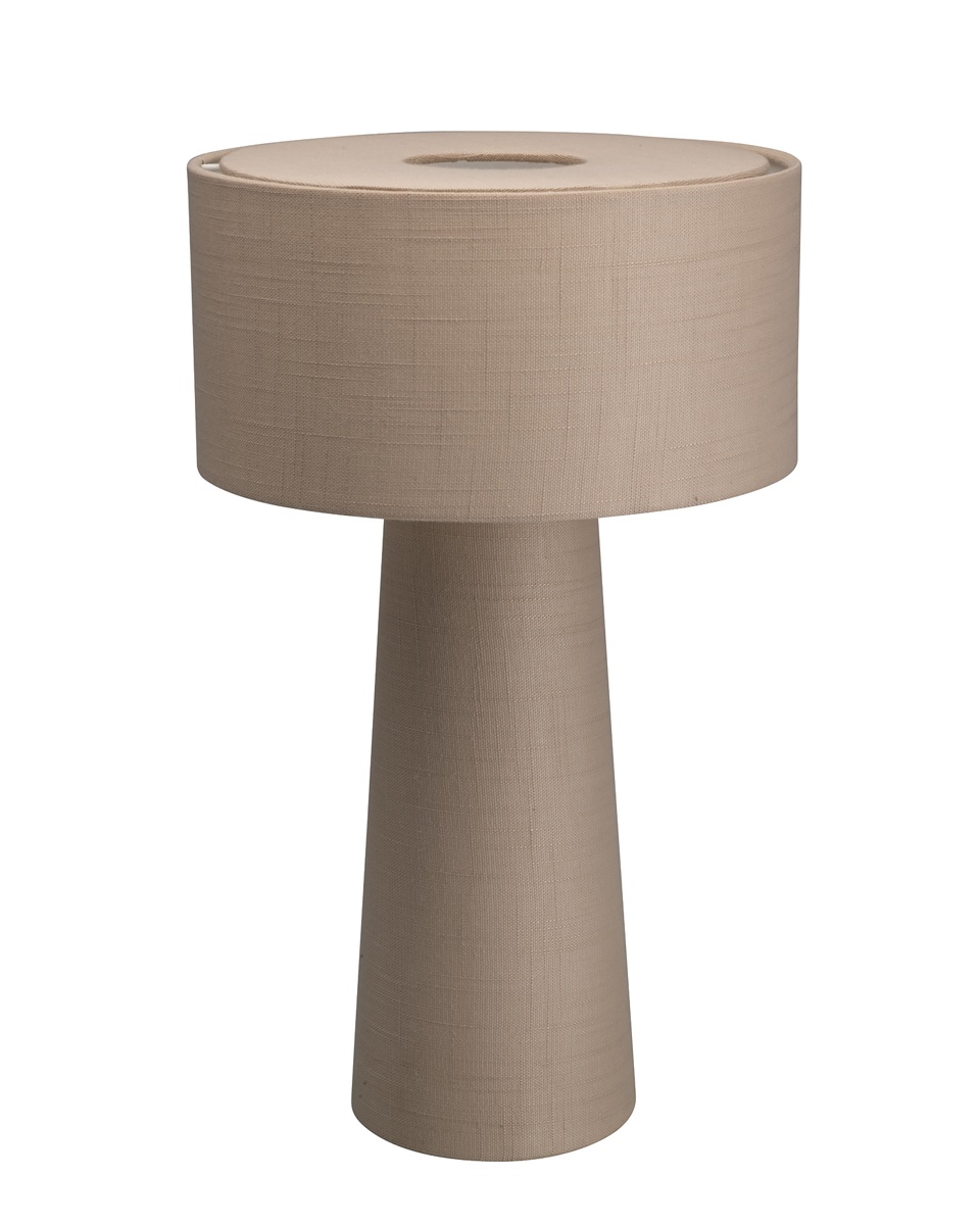 Linum 50cm Beige tischlampe Von By Rydéns - Linum ist eine stilvolle und dekorative Tischleuchte aus beigefarbenem Leinen, die Ihrem Zuhause eine sanfte und harmonische Note verleiht.
