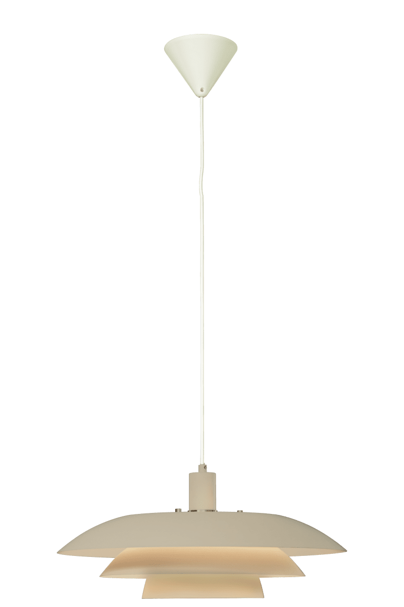 Epsilon 1 Ø45 Beige hängelampe Von Aneta Lighting - EPSILON ist eine klassische Küchenpendelleuchte aus Metall.