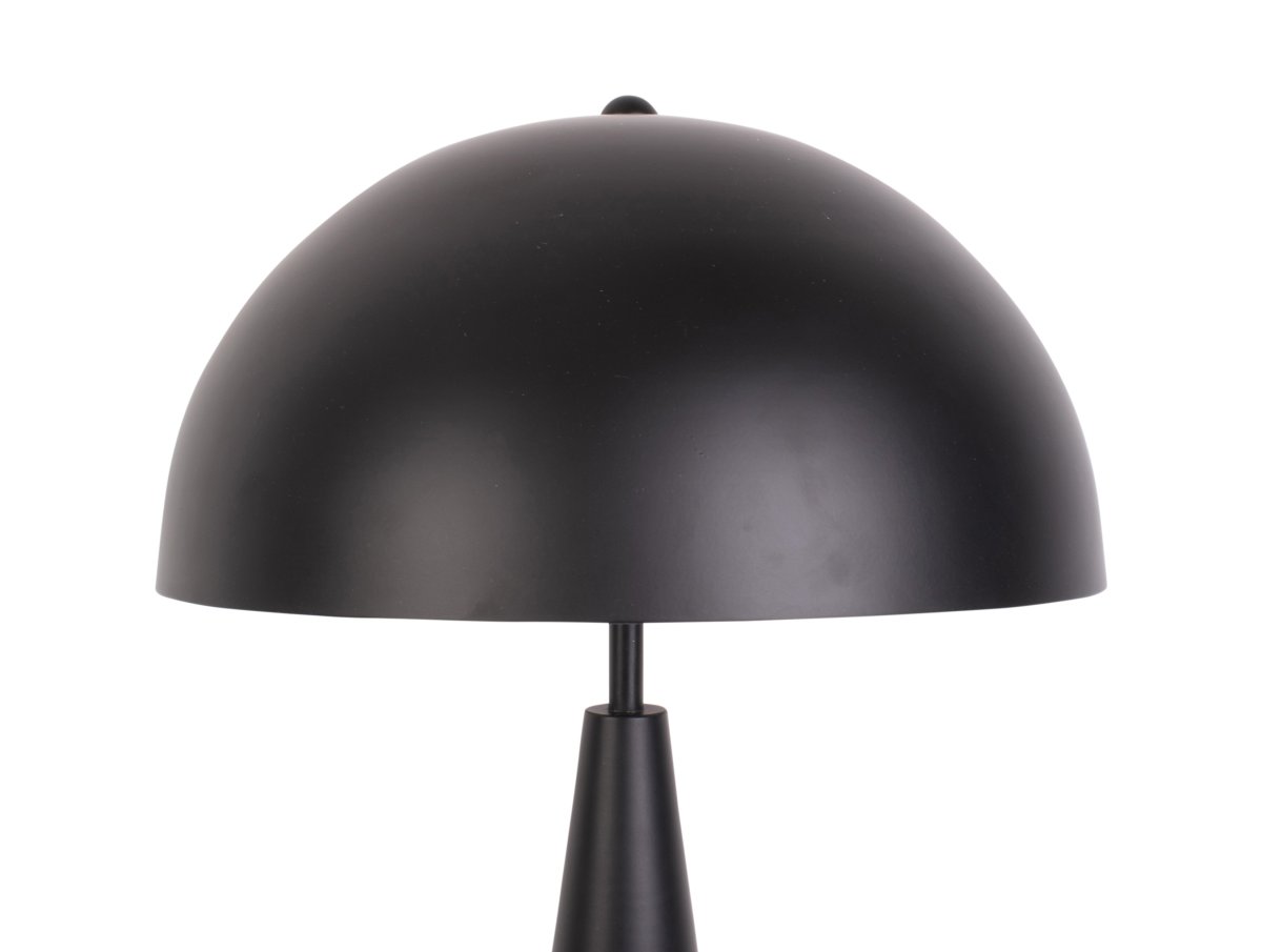 Sublime 50cm Schwarz tischlampe Von Leitmotiv - Die mattschwarze Oberfläche verleiht ihr einen modernen und eleganten Ausdruck, der sich in viele Einrichtungsstile einfügt.