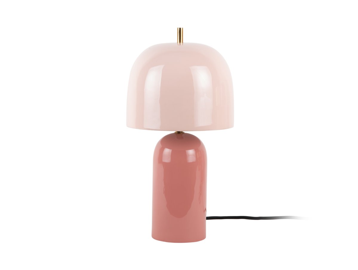 Rico 43cm Rosa tischlampe Von Leitmotiv - Der Lampenfu&szlig; in einem dezenten Dunkelrosa harmoniert perfekt mit dem hellrosa Lampenschirm und erzeugt so einen sanften und modernen Kontrast.