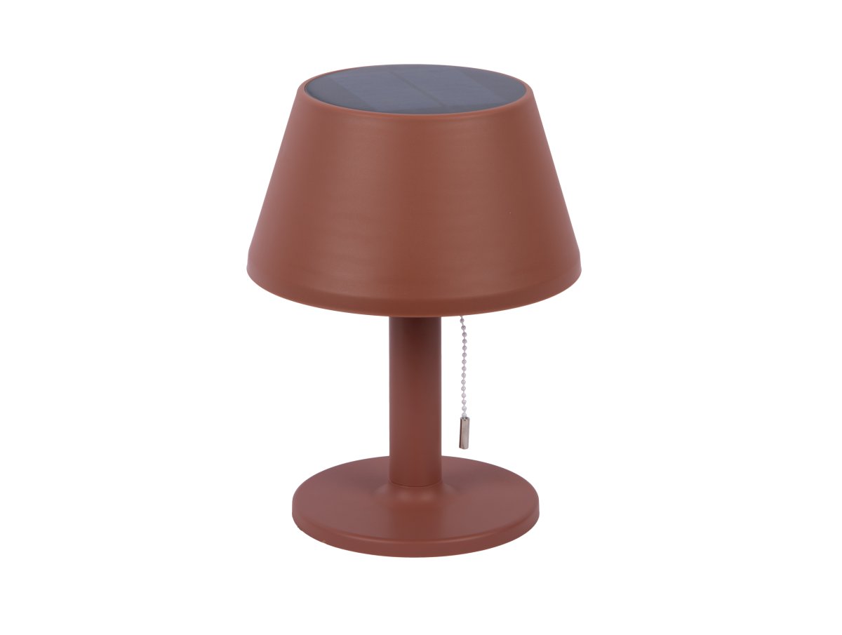 Esfera 26cm Rostrot solarleuchte Von Leitmotiv - Esfera ist eine stilvolle Solarlampe aus Kunststoff mit dunkler Rostoptik, die sich ideal für den Innen- und Außenbereich eignet.