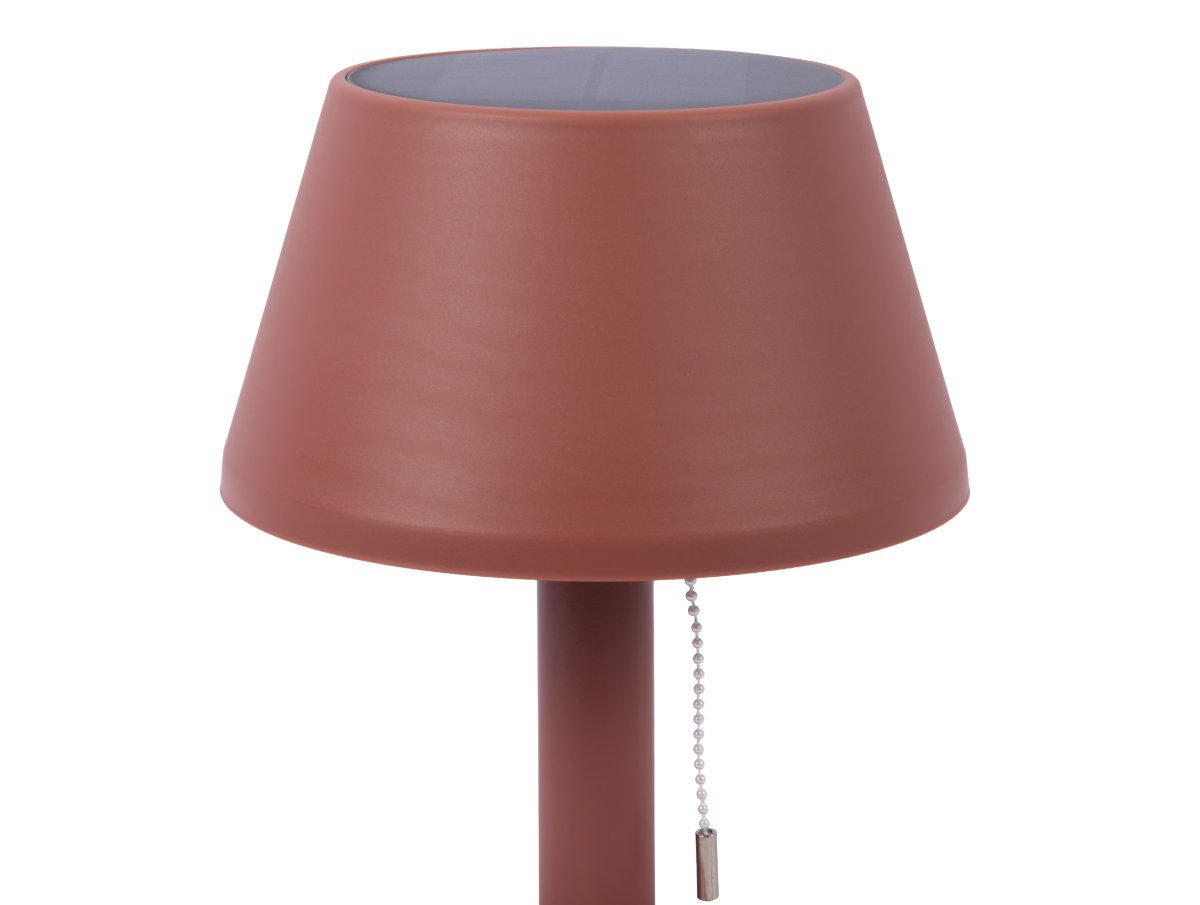 Esfera 26cm Rostrot solarleuchte Von Leitmotiv - Esfera ist eine stilvolle Solarlampe aus Kunststoff mit dunkler Rostoptik, die sich ideal für den Innen- und Außenbereich eignet.