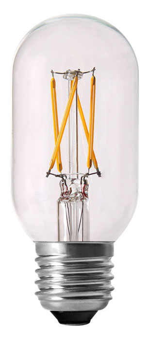 E27 2W dimmbar 2200K RA95 Von Nordic Lighting - Die Lampe ist dimmbar f&uuml;r flexible Beleuchtung und ihre schmale R&ouml;hrenform macht sie ideal f&uuml;r Au&szlig;enlaternen und -leuchten, bei denen Sie eine gem&uuml;tliche Atmosph&auml;re mit Energieeffizienz verbinden m&ouml;chten.