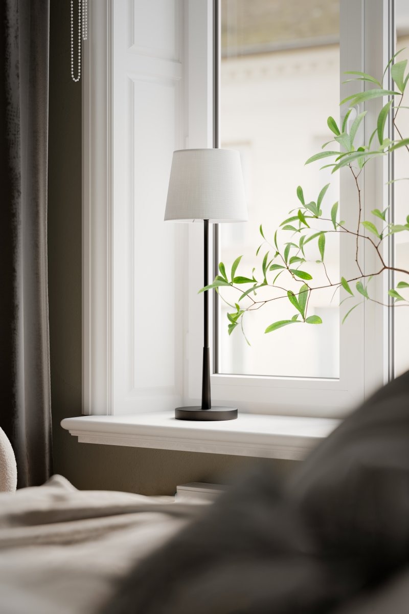 Lumi 68cm Mattschwarz tischlampe Von By Rydéns - Lumi ist eine moderne Tischlampe mit zeitlosem Design.