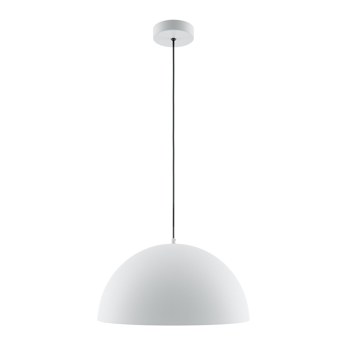 Basic colors Ø35 Weiß hängelampe Von Maytoni - Mit ihrem Schirm in Form einer Mondsichel in einem eleganten Neutralton verbreitet sie ein gerichtetes, angenehmes Licht, das eine moderne und harmonische Atmosphäre schafft.