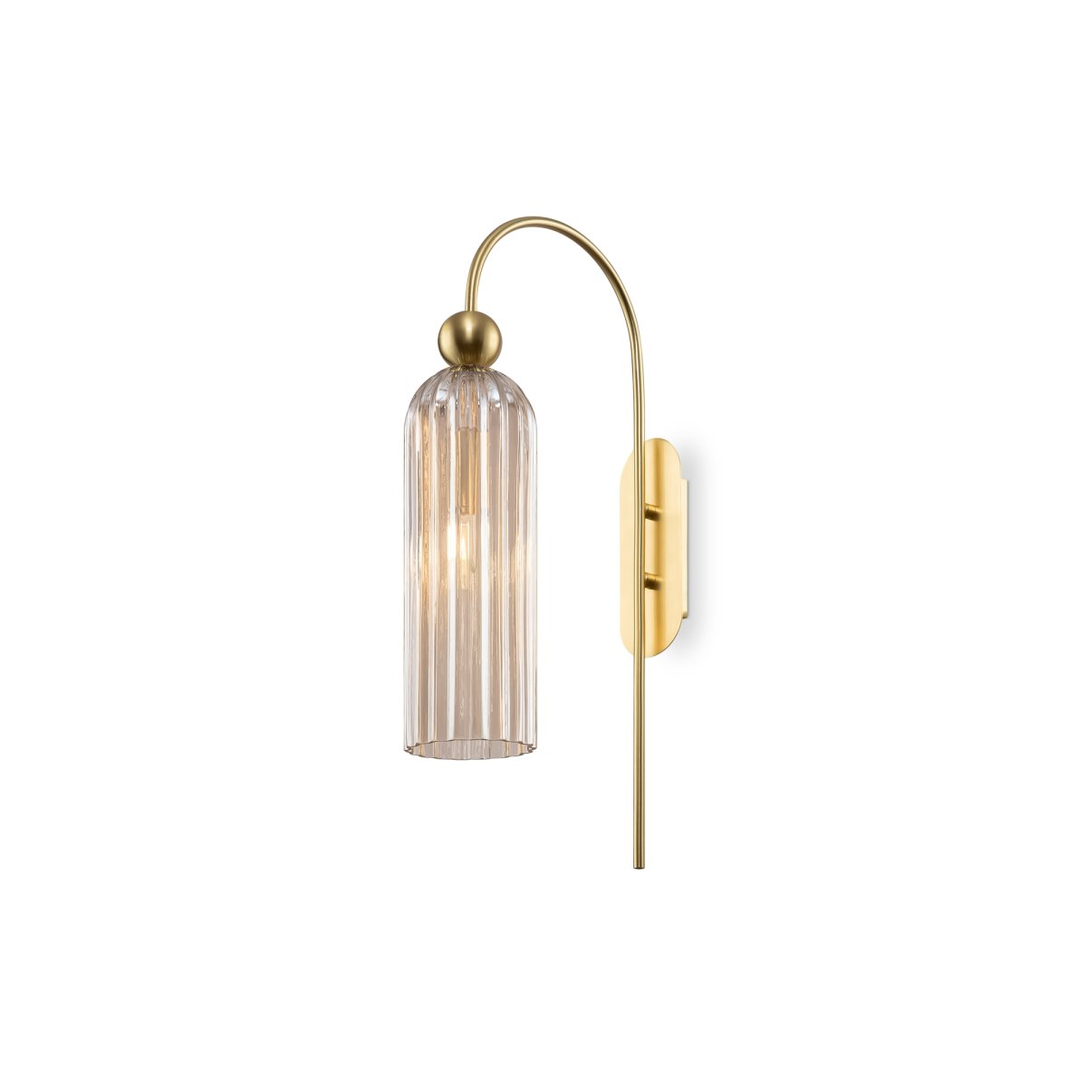 Antic 55cm Gold wandlampe Von Maytoni - Mit seiner raffinierten Bogenform und der einzigartigen Farbkombination ist es die perfekte Wahl für alle, die ihrem Zuhause ein zeitloses und elegantes Flair verleihen möchten.