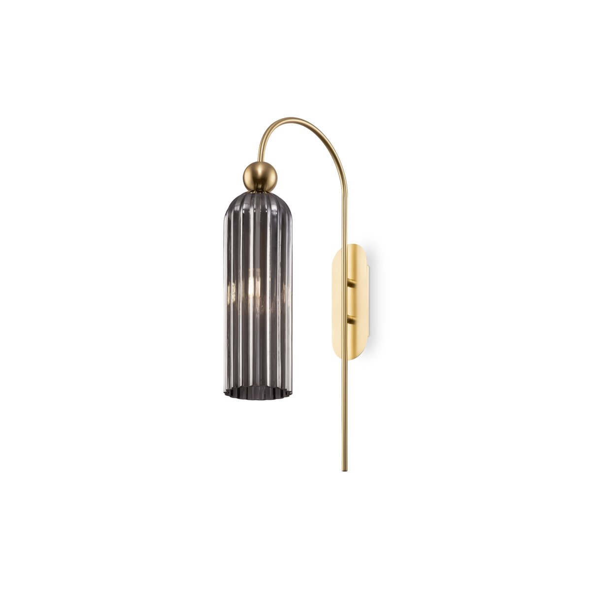 Antic 54cm Rauch wandlampe Von Maytoni - Mit seiner raffinierten Bogenform und der einzigartigen Farbkombination ist es die perfekte Wahl für alle, die ihrem Zuhause ein zeitloses und elegantes Flair verleihen möchten.