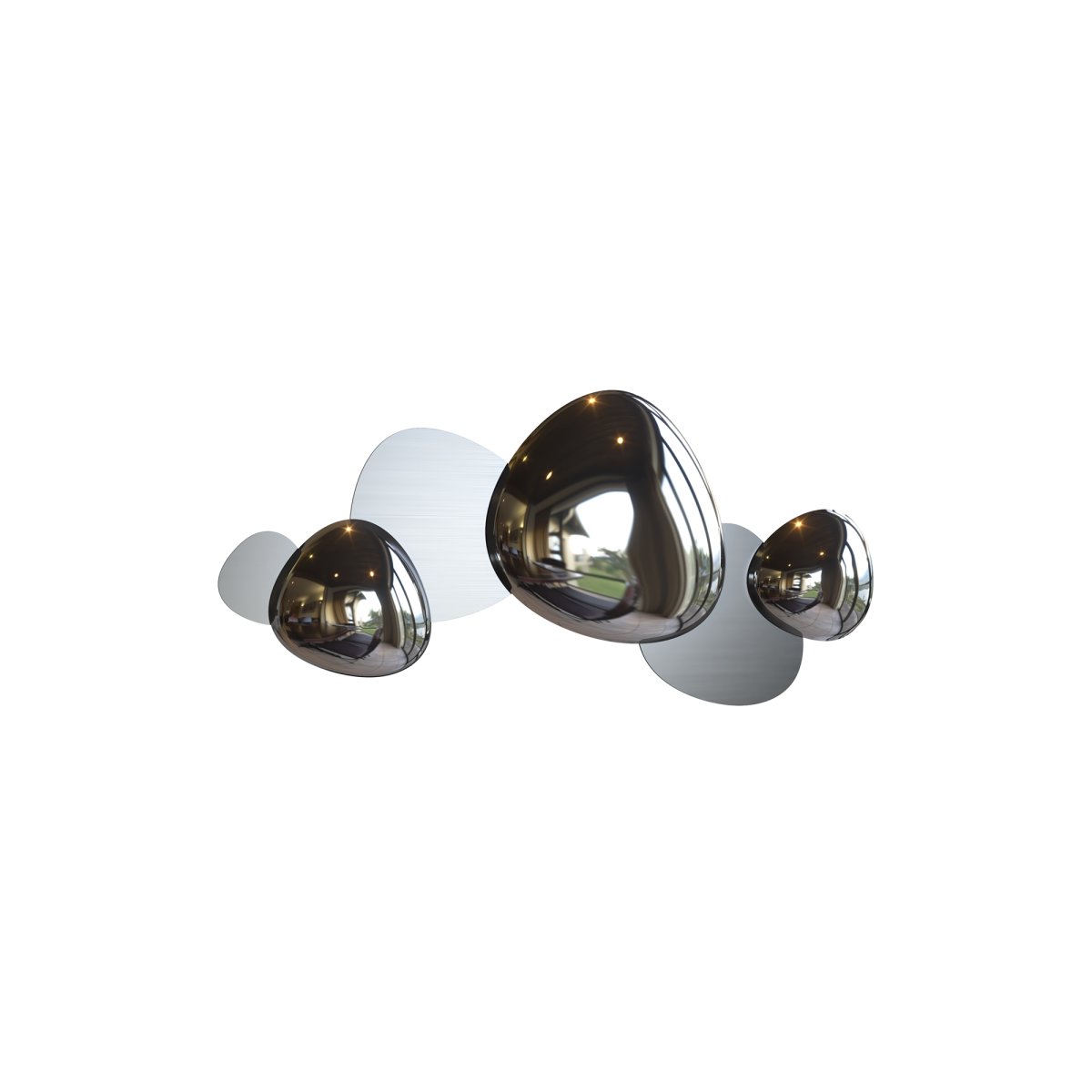 Jack-stone 80cm Nickel wandlampe Von Maytoni - Perfekt, um dem Wohnzimmer oder Flur eine exklusive Note zu verleihen und gleichzeitig ein warmes und einladendes Licht zu verbreiten.