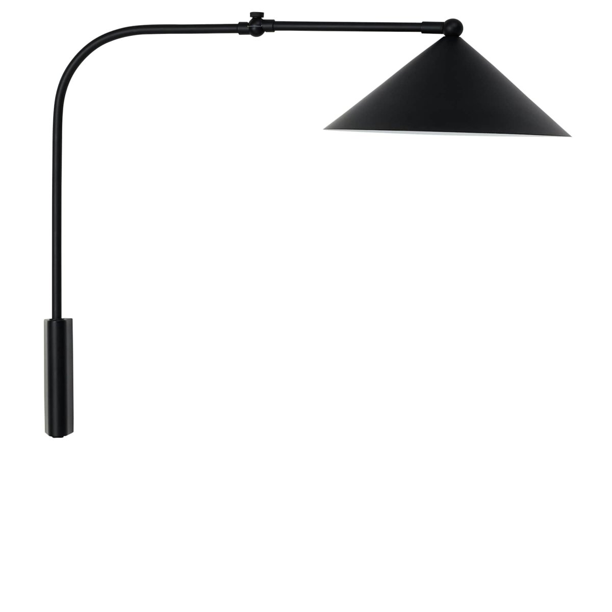 Kasa 60cm Schwarz wandlampe Von OYOY - Dank ihrer eleganten Form passt die Leuchte in jedes Interieur und verleiht dem Raum Charakter und Stil.