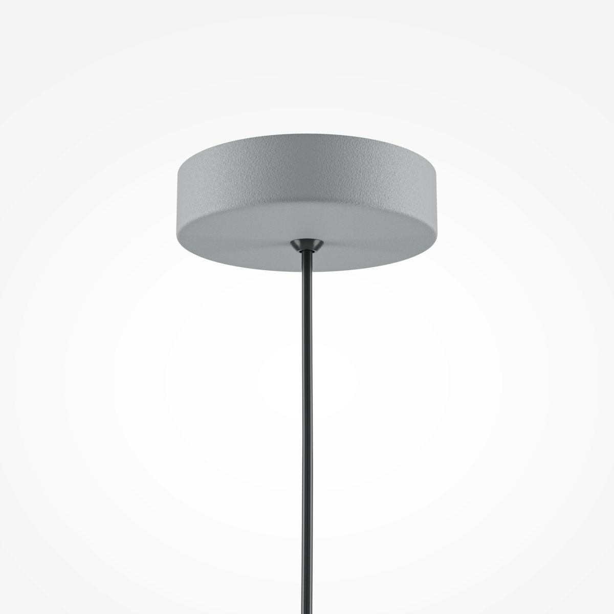 Basic colors Ø35 Grau hängelampe Von Maytoni - Mit ihrem Schirm in Form einer Mondsichel in einem eleganten Neutralton verbreitet sie ein gerichtetes, angenehmes Licht, das eine moderne und harmonische Atmosphäre schafft.