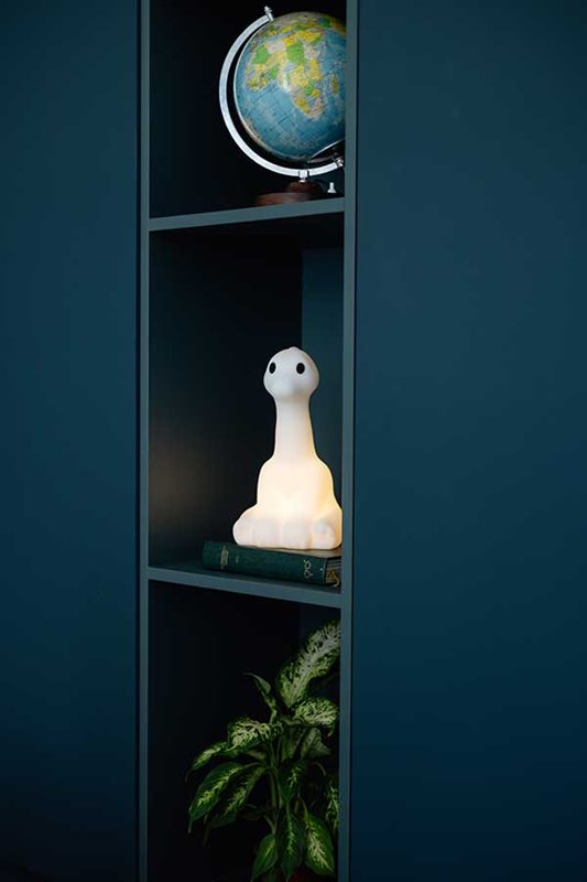 Nova First Light Weiß kinderlampe Von Mr Maria - Als Teil der Dinosauriersammlung von Herrn Maria, zu der auch Tyrannosaurus Rex und Triceratops geh&ouml;ren, ist Nova eine einzigartige Kombination aus Stil und Sicherheit.