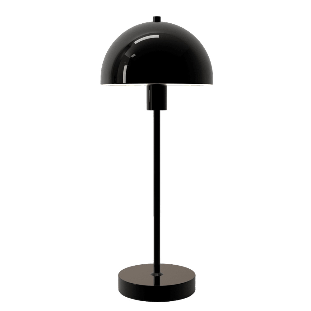 Vienda 48cm Schwarz tischlampe Von Herstal - Die Tischleuchte Vienda mit ihrem klassischen und eleganten Design erm&ouml;glicht eine langj&auml;hrige Nutzung der Leuchte im Wohnbereich.