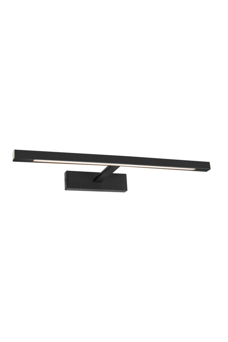 Neptunus 60cm Schwarz badezimmerlampe Von Markslöjd - Diese elegante und moderne Wandleuchte ist die perfekte Wahl für die stilvolle Beleuchtung von Spiegeln und Badezimmern.