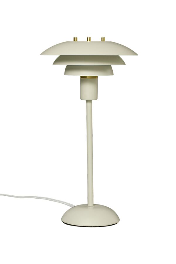 Epsilon 37cm Weiß tischlampe Von Aneta Lighting - Durch den kleinen Bildschirm eignet es sich beispielsweise für den Einsatz im Fenster oder auf einem Regal.