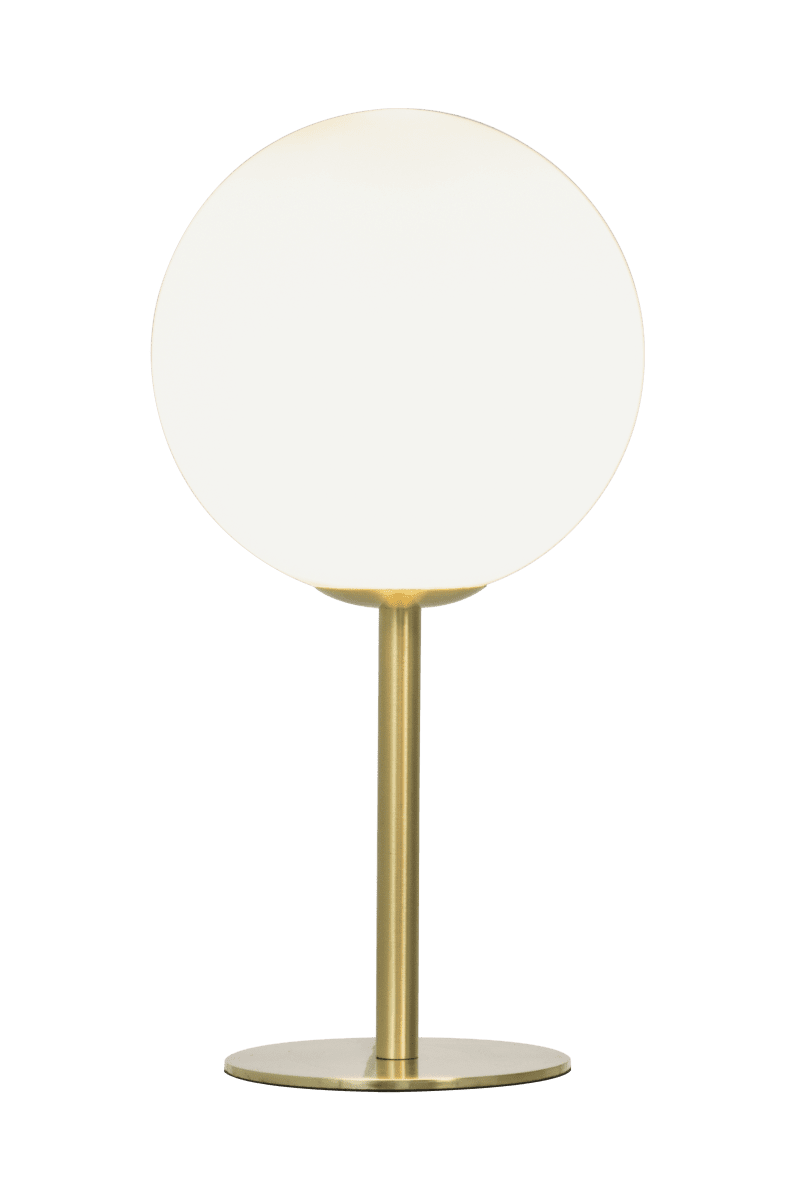 Molekyl 27cm Mattes Messing tischlampe Von Aneta Lighting - Machen Sie die kleinere Molekyl-Lampe zu einer eleganten Erg&auml;nzung f&uuml;r Ihr Zuhause und erg&auml;nzen Sie Ihre Einrichtung mit Stil und Funktionalit&auml;t.