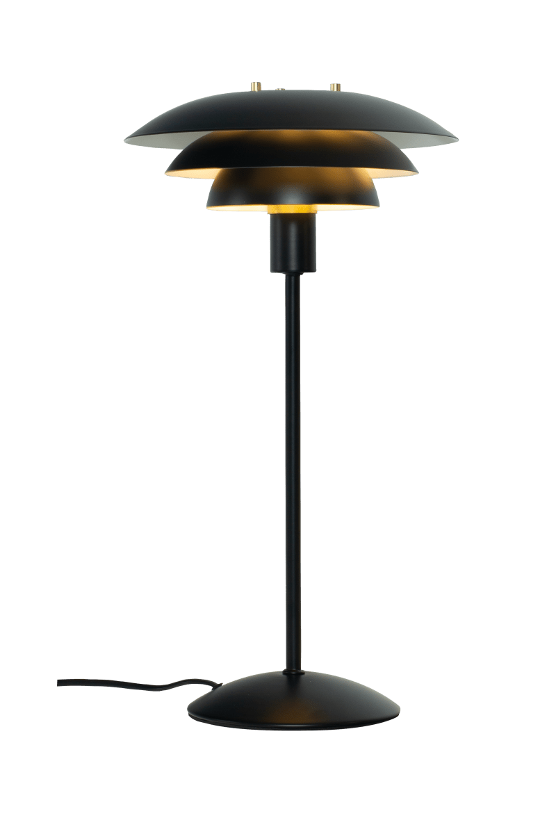Zoombild von Epsilon 47cm Schwarz tischlampe Von Aneta Lighting - Epsilon wird mit zwei Sets dekorativer Ringe und Kn&ouml;pfe geliefert.