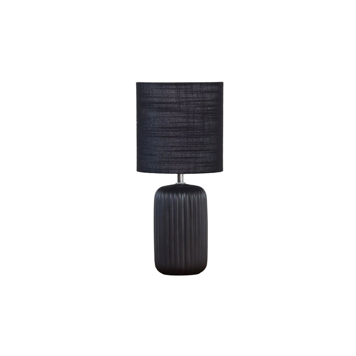 Palizzo 33cm Schwarz tischlampe Von Nordic Lighting - Das moderne Design und der dunkle Farbton sorgen f&uuml;r eine edle Atmosph&auml;re und eignen sich perfekt als Akzentbeleuchtung im Wohnzimmer, Schlafzimmer oder Flur.