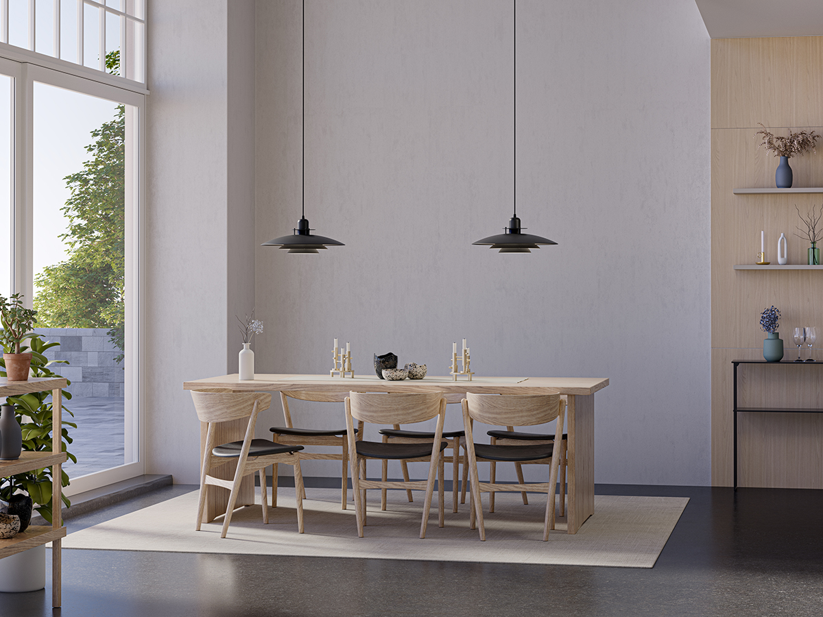 Primus V Ø48 Mattschwarz hängelampe Von Belid - Passt in die Küche oder über den Esstisch.