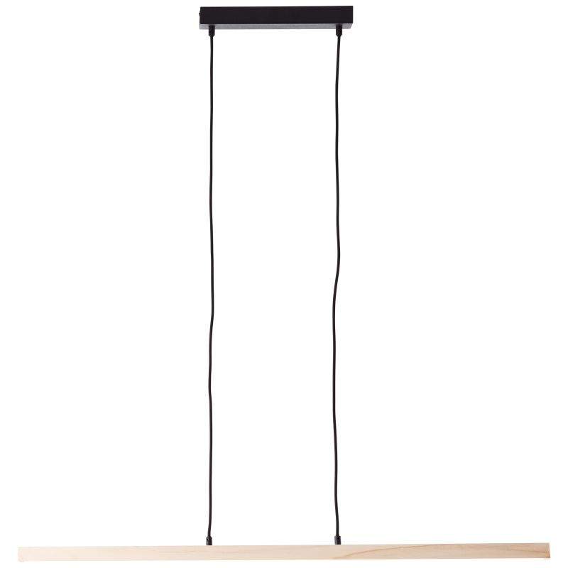 Arion 103cm Holz hängelampe Von Brilliant - Arion ist eine elegante und stilvolle Pendelleuchte, die mit ihren gro&szlig;z&uuml;gigen Abmessungen &ndash; 150 cm H&ouml;he und 103 cm Breite &ndash; besonders gut &uuml;ber dem Esstisch wirkt.