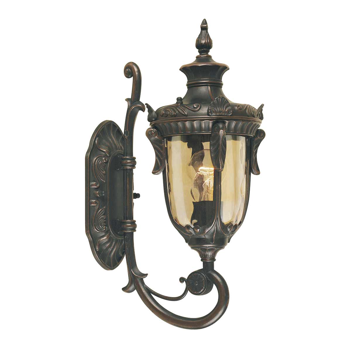 Philadelphia Antike Bronze außenlampe Von Elstead Lighting - Dieses zeitlose Design macht die Lampe zu einer perfekten Ergänzung für den Außenbereich, während sie mit der Schutzart IP44 wetterbeständig ist.