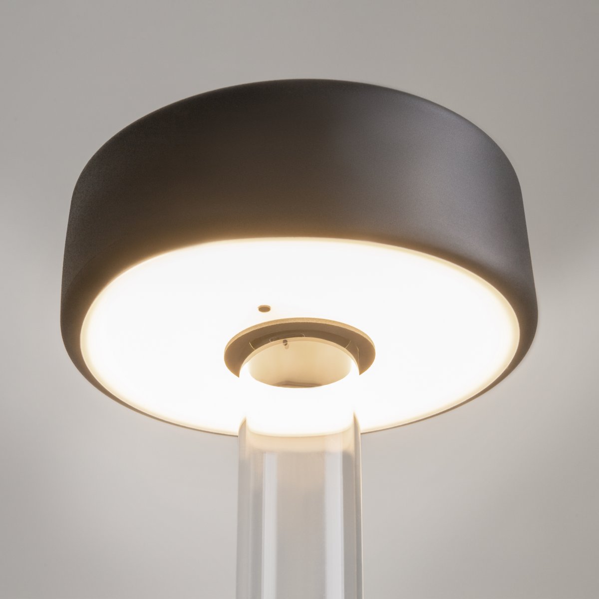 AI Collaboration 35cm Schwarz tragbare Von Maytoni - Die Lampen verfügen über einen praktischen Touch-Schalter über dem Lampenschirm und sind tragbar mit einer Akkulaufzeit von bis zu 8 Stunden.