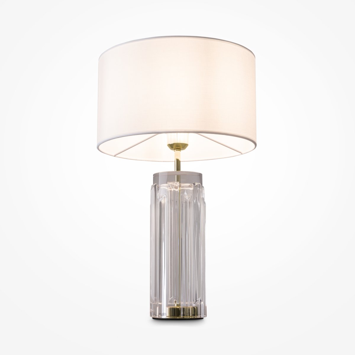 Muse 52cm Gold tischlampe Von Maytoni - Die Tischlampe Muse hat ein elegantes Design mit einem geformten Sockel aus Gussglas, was sie zu einem wahren Kunstwerk macht.