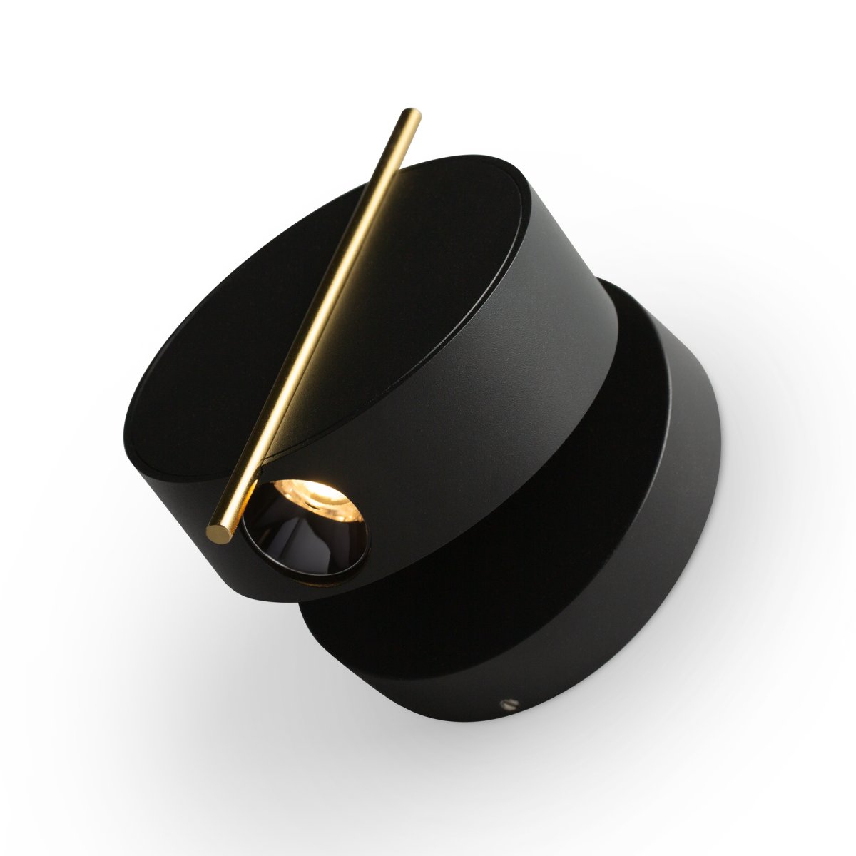 Nuance Ø10 Schwarz wandlampe Von Maytoni - Der drehbare Fuß und die verstellbare Lichtquelle, die sich über einen eleganten Metallstab bequem ausrichten lässt, schaffen sowohl angenehmes Arbeitslicht als auch eine gemütliche Atmosphäre im Schlafzimmer.