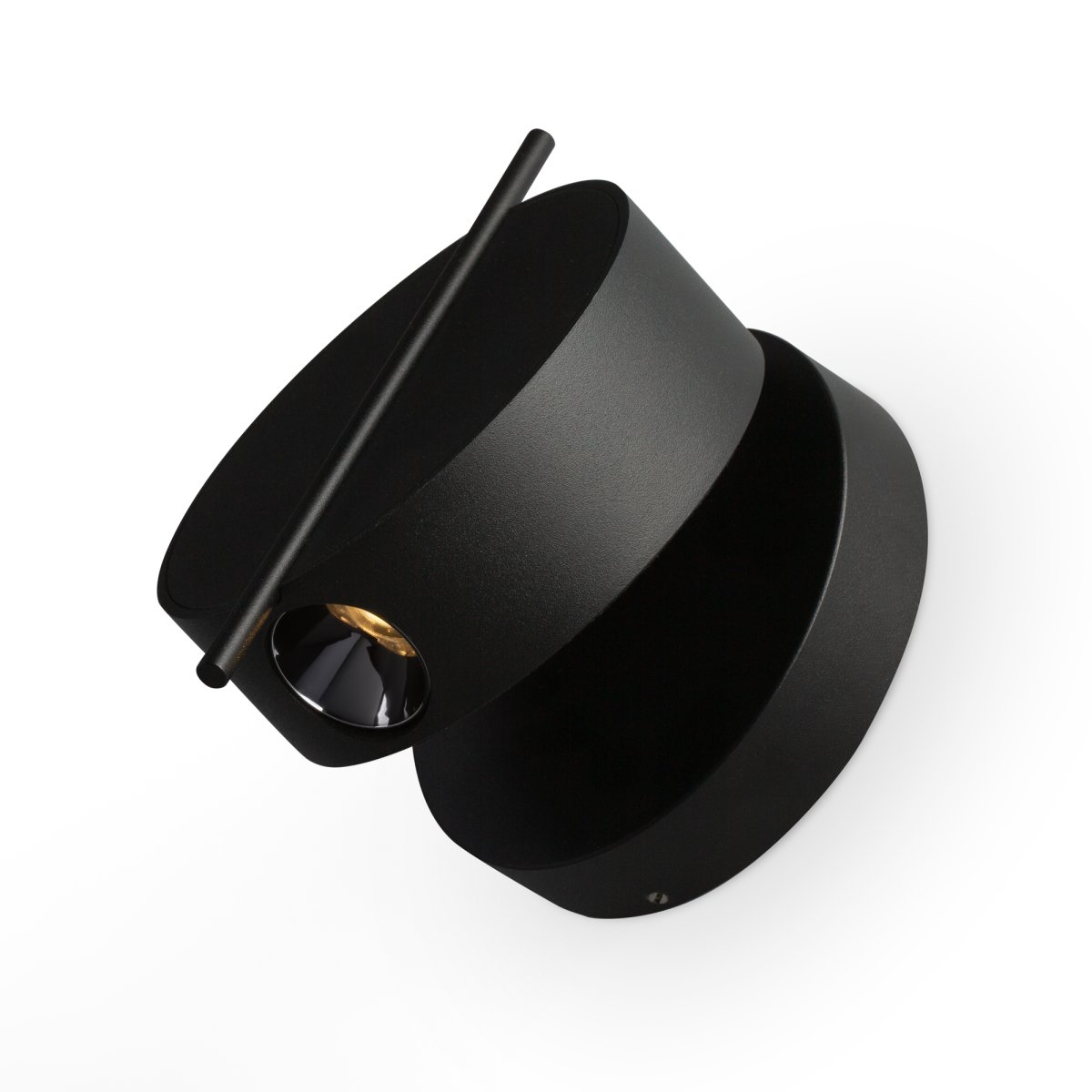 Nuance Ø10 Schwarz wandlampe Von Maytoni - Der drehbare Fuß und die verstellbare Lichtquelle, die sich über einen eleganten Metallstab bequem ausrichten lässt, schaffen sowohl angenehmes Arbeitslicht als auch eine gemütliche Atmosphäre im Schlafzimmer.