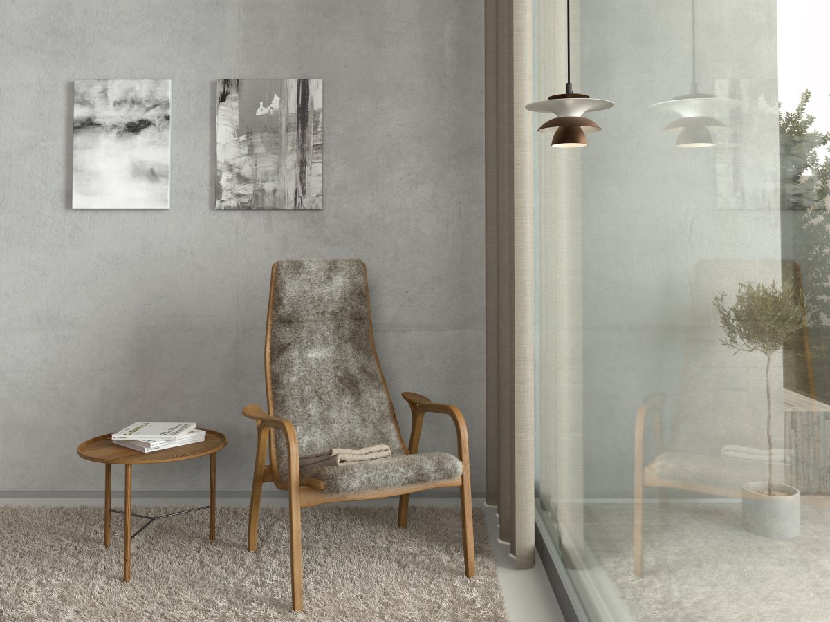 Picasso Ø18 Oxid hängelampe Von Belid - Damit sich die Pendelleuchte viele Jahre lang in Ihre Wohnkultur einf&uuml;gt, hat Belid sich f&uuml;r ein schlichtes und elegantes Design entschieden.