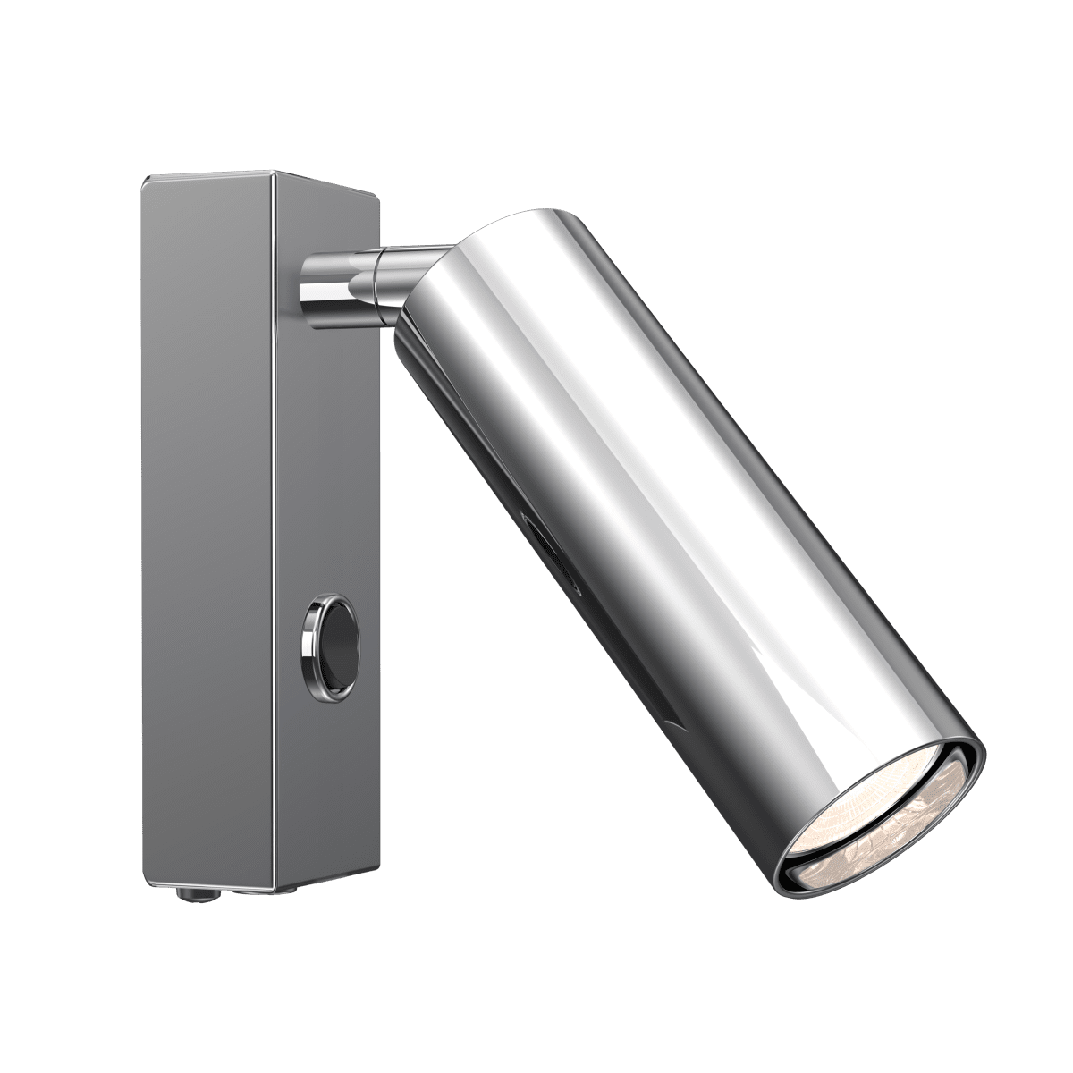 Pipeline Chrom leselampe Von Herstal - Die klaren Linien und die kompakte Form verleihen ihr einen stabilen und stilvollen Eindruck, der zu jedem Einrichtungsstil passt.