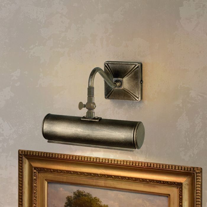 Picture 19cm Schwarz/Gold Von Elstead Lighting - Das Design umfasst geschmackvoll detaillierte Wandhalterungen und dekorative Wickeldetails, die für ein subtiles und dennoch anspruchsvolles Aussehen sorgen.