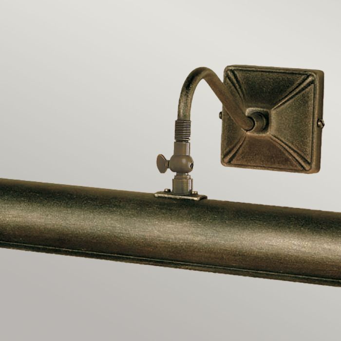 Picture 36cm Schwarz/Gold Von Elstead Lighting - Das Design umfasst geschmackvoll detaillierte Wandhalterungen und dekorative Wickeldetails, die f&uuml;r ein subtiles und dennoch anspruchsvolles Aussehen sorgen.