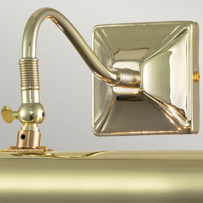 Picture 36cm Messing Von Elstead Lighting - Das Design umfasst geschmackvoll detaillierte Wandhalterungen und dekorative Wickeldetails, die f&uuml;r ein subtiles und dennoch anspruchsvolles Aussehen sorgen.