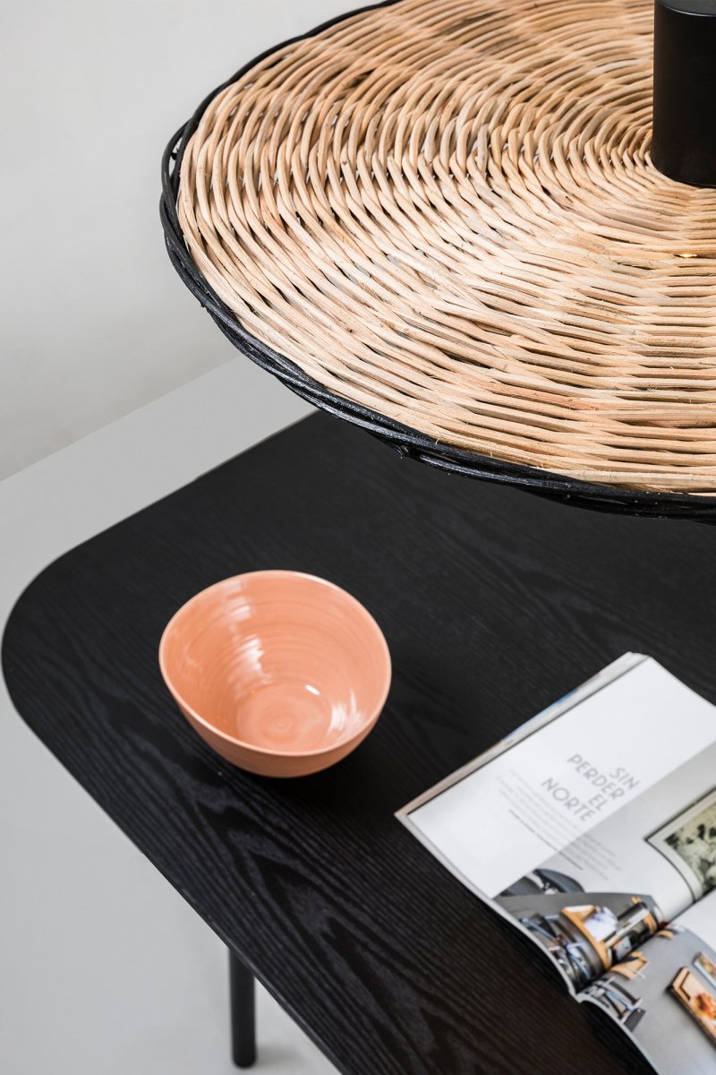 Costas Ø60 Natur hängelampe Von Faro Barcelona - Costas eignet sich perfekt f&uuml;r private und gewerbliche R&auml;ume wie Restaurants und Hotels und verleiht jedem Interieur einen warmen und nat&uuml;rlichen Ausdruck.