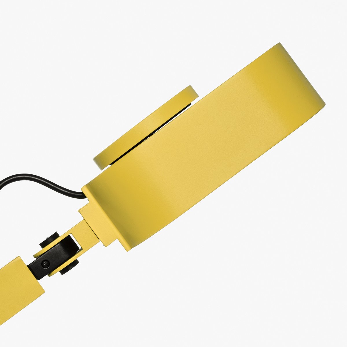Inviting 86cm Gelb schreibtischlampe Von Faro Barcelona - Durch Aufschieben des oberen Rings und Hin- und Herbewegen des Kopfes regulieren Sie die Helligkeit, durch Drehen ver&auml;ndern Sie die Farbtemperatur.
