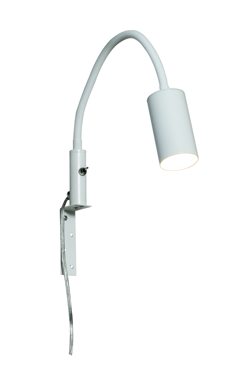 Hugin Flex Weiß leselampe Von Aneta Lighting - Ihr schlichtes und klares Design passt in die meisten Wohnumgebungen.