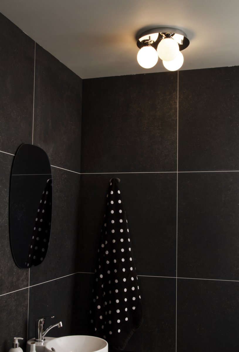 Nicosia Ø25 Chrom badezimmerlampe Von Aneta Lighting - 3 x 25 W G9, nicht im Lieferumfang enthalten.
