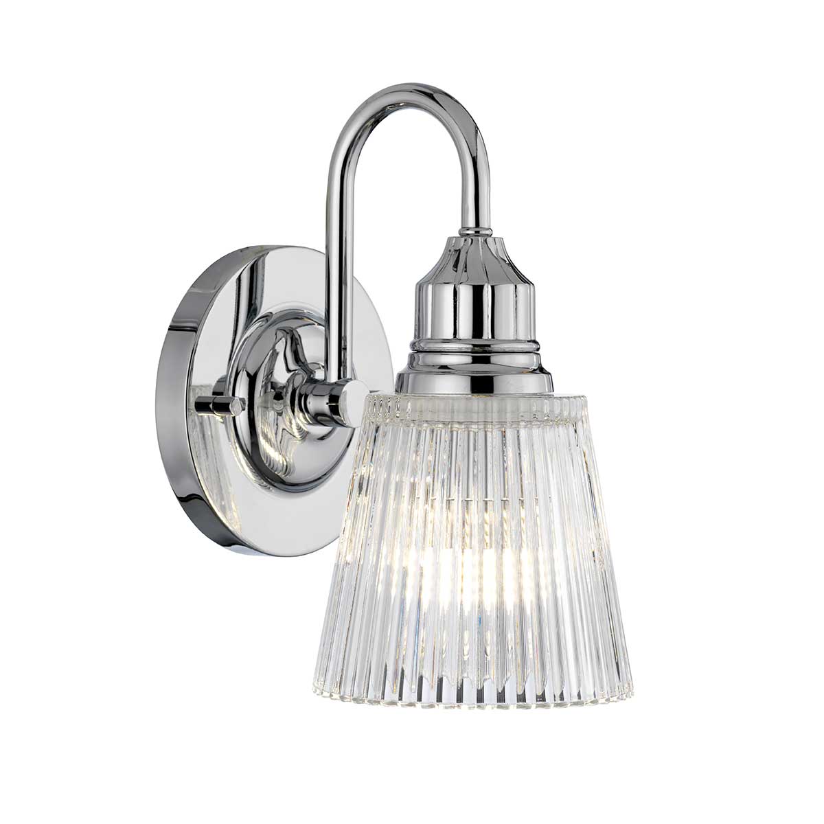Addison Ø13 Chrom poliert badezimmerlampe Von Elstead Lighting - Verschönern Sie Ihr Badezimmer mit dieser eleganten Wandleuchte mit Schutzart IP44, die den Einsatz in feuchten Umgebungen sicher macht.