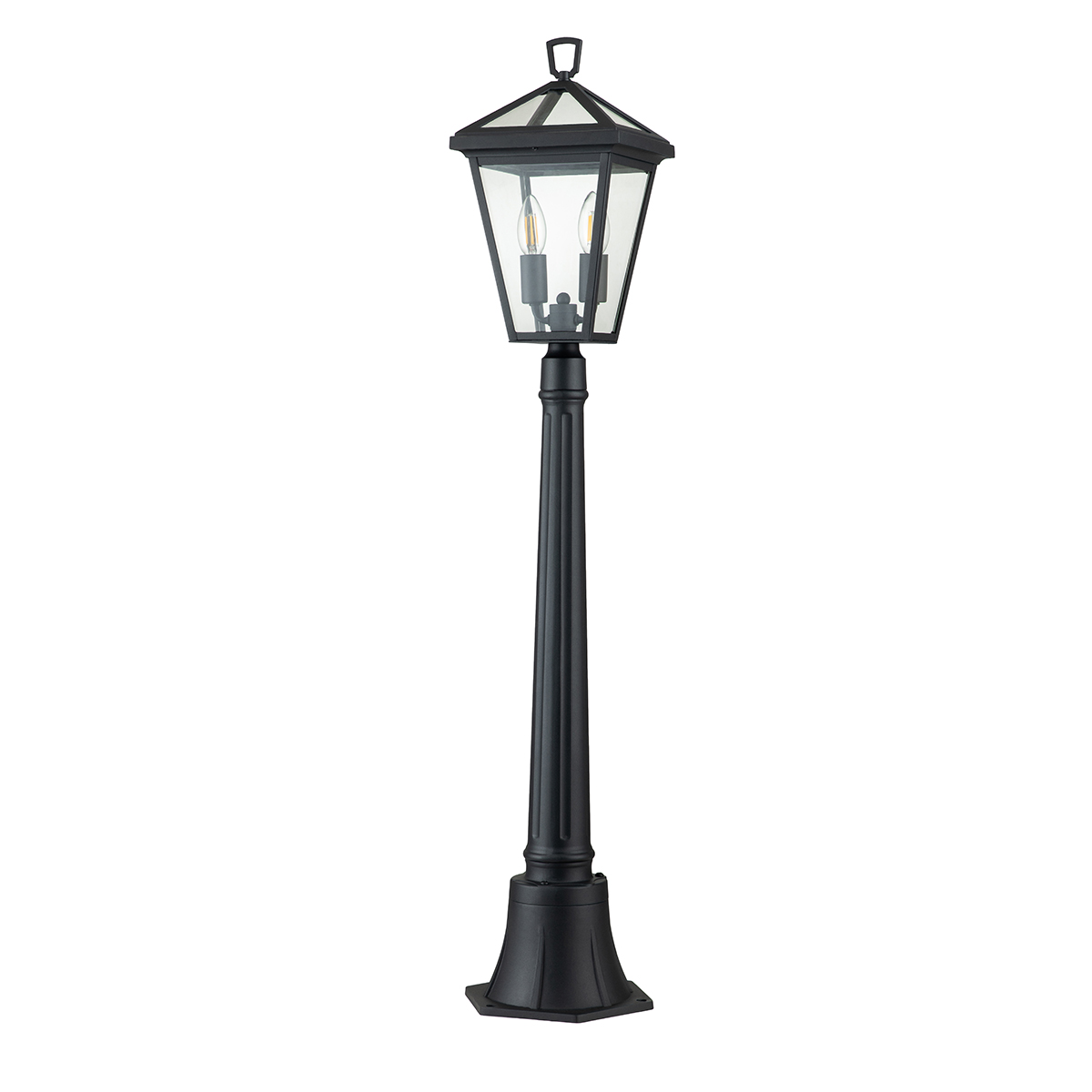 Alford Place 110cm Schwarz pollarleuchten Von Elstead Lighting - Alford Place &auml;r en stilren och klassisk pollare som ger din entr&eacute; eller tr&auml;dg&aring;rd en elegant touch.