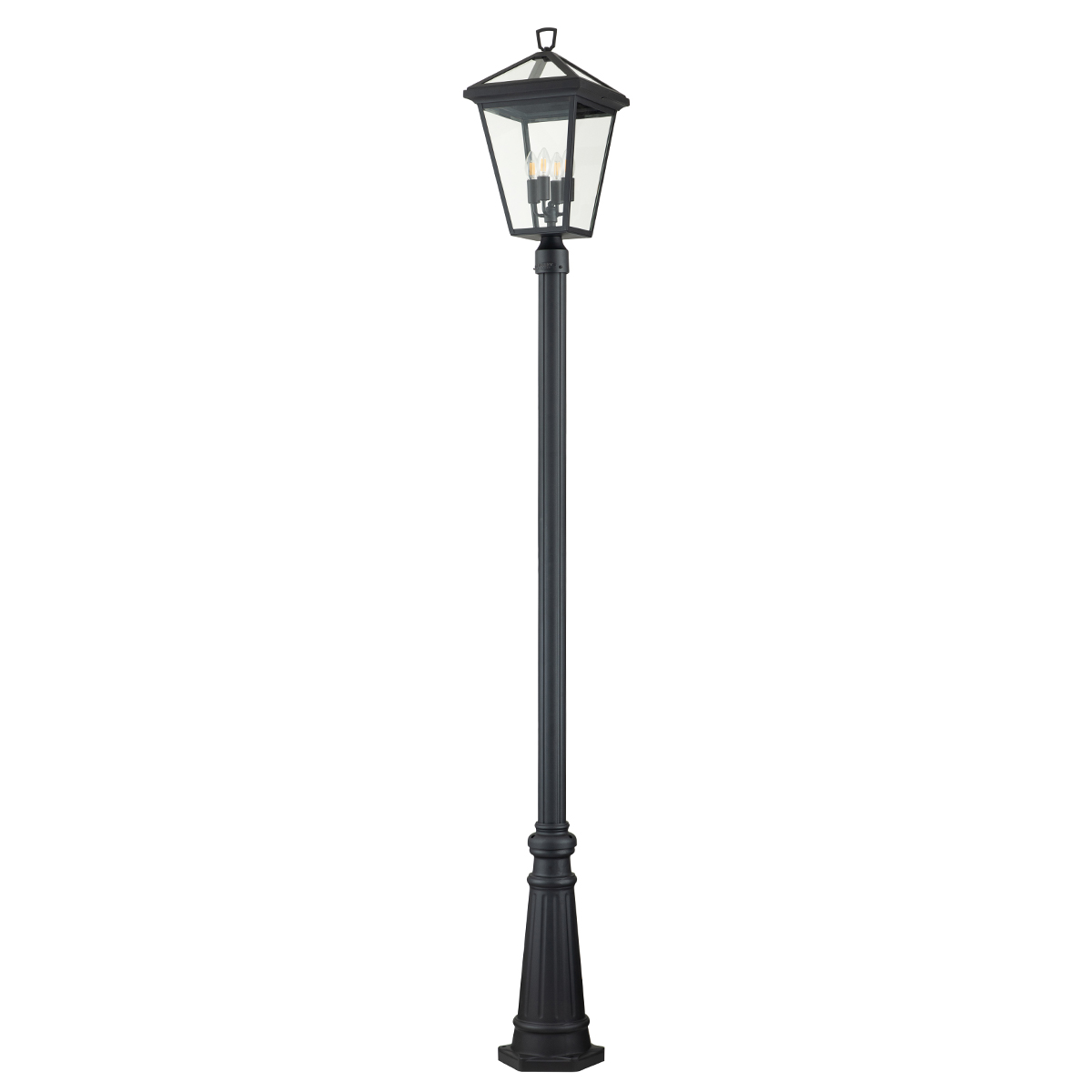 Alford Place 250cm Schwarz kandelaber Von Elstead Lighting - Alford Place &auml;r en stilren och klassisk lyktstolpe&nbsp;som ger din entr&eacute; eller tr&auml;dg&aring;rd en elegant touch.