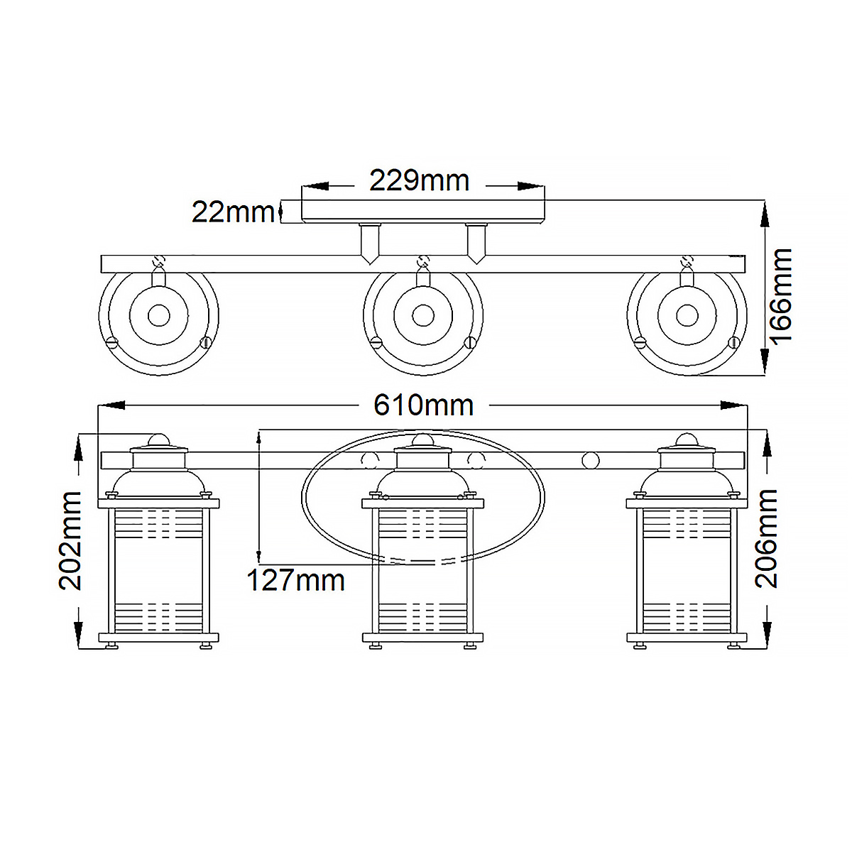 Ashland Bay 60cm Messing badezimmerlampe Von Elstead Lighting - Perfekt, um eine warme und einladende Atmosphäre zu schaffen und gleichzeitig für funktionale Beleuchtung zu sorgen.