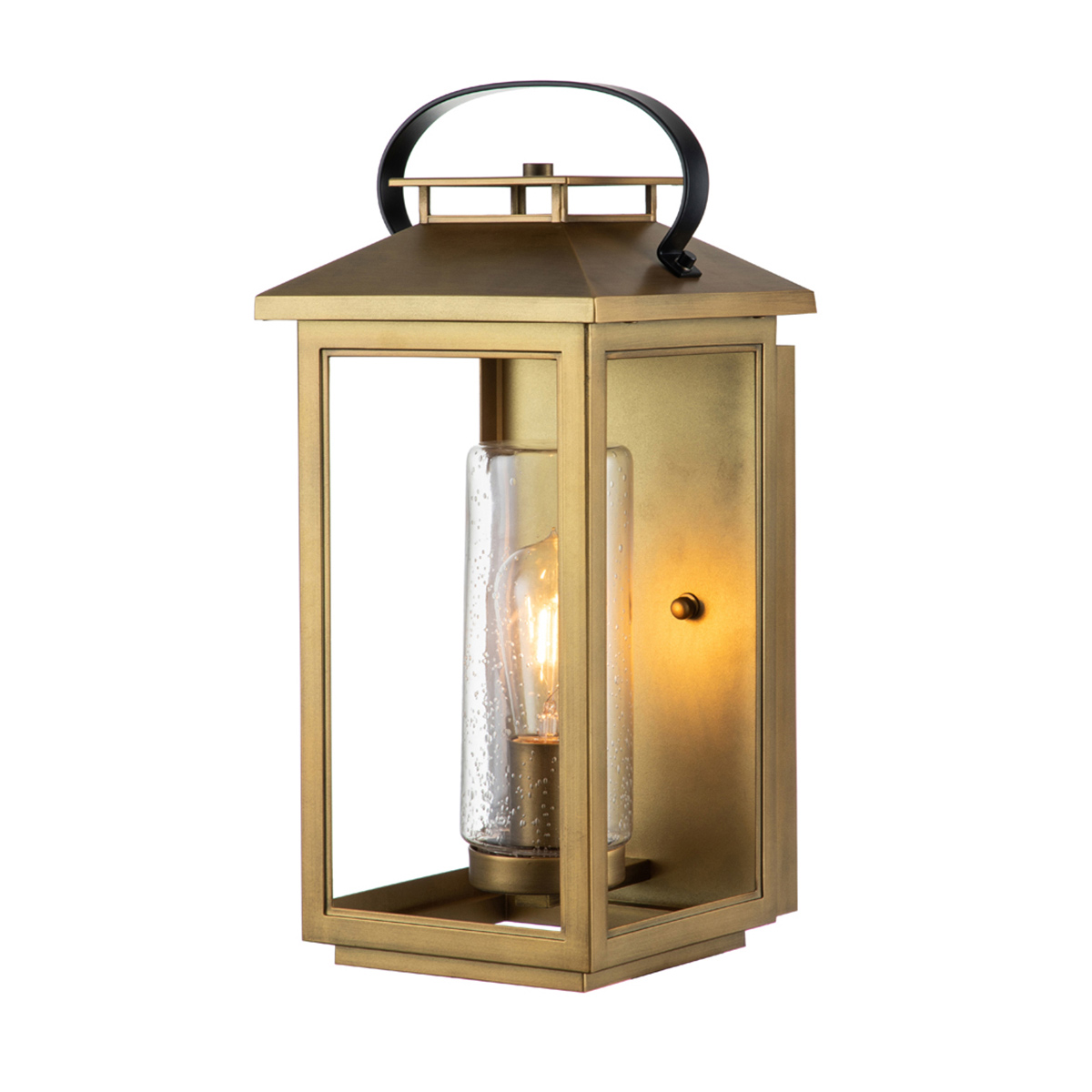 Atwater 45cm Messing außenlampe Von Elstead Lighting - Med IP44-klassning &auml;r Atwater skyddad mot fukt och v&auml;derp&aring;verkan, vilket g&ouml;r den till en elegant och l&aring;ngvarig l&ouml;sning f&ouml;r entr&eacute;er, uteplatser och tr&auml;dg&aring;rdsmilj&ouml;er.