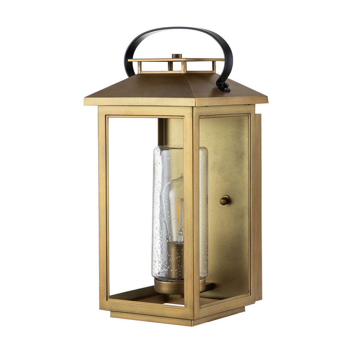 Atwater 45cm Messing außenlampe Von Elstead Lighting - Med IP44-klassning &auml;r Atwater skyddad mot fukt och v&auml;derp&aring;verkan, vilket g&ouml;r den till en elegant och l&aring;ngvarig l&ouml;sning f&ouml;r entr&eacute;er, uteplatser och tr&auml;dg&aring;rdsmilj&ouml;er.