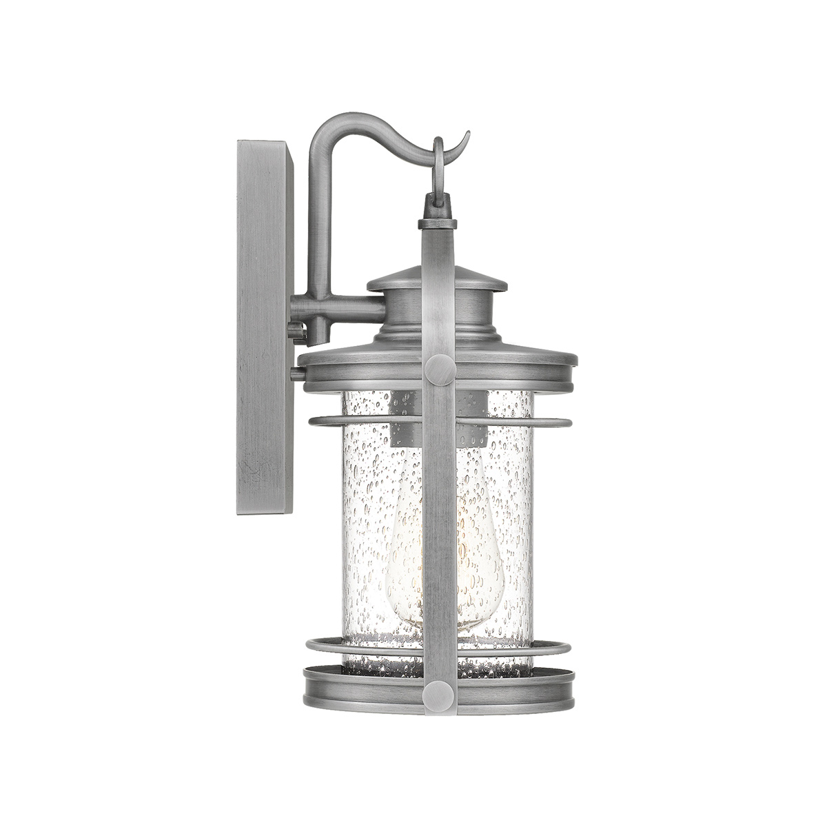 Booker 28cm Aluminium außenlampe Von Elstead Lighting - Booker &auml;r en stilfull och robust fasadlampa med en design inspirerad av klassiska marina lanternor.
