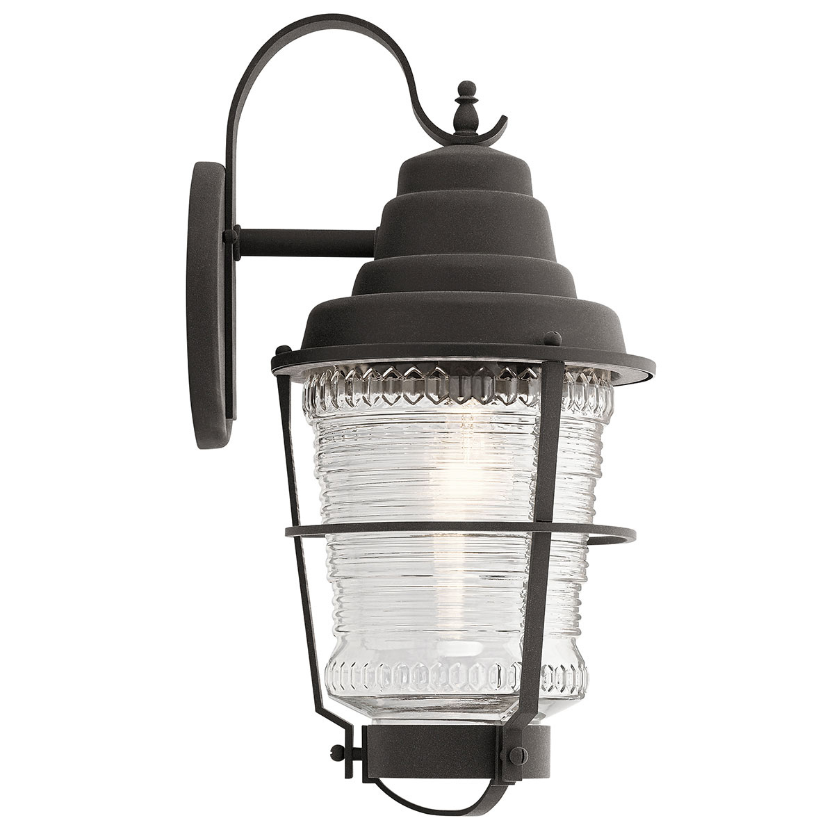 Chance Harbor 55cm Zink außenlampe Von Elstead Lighting - Chance Harbor &auml;r en klassisk och robust fasadlampa med en design inspirerad av maritim stil.