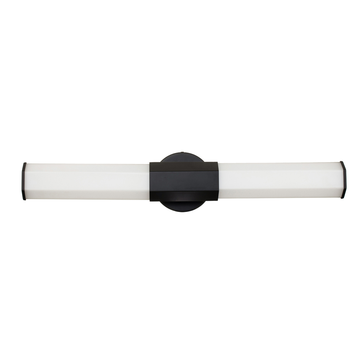 Facet 65cm Schwarz badezimmerlampe Von Elstead Lighting - Facet ist eine moderne und stilvolle Badezimmerlampe, die Funktion und Ästhetik vereint.