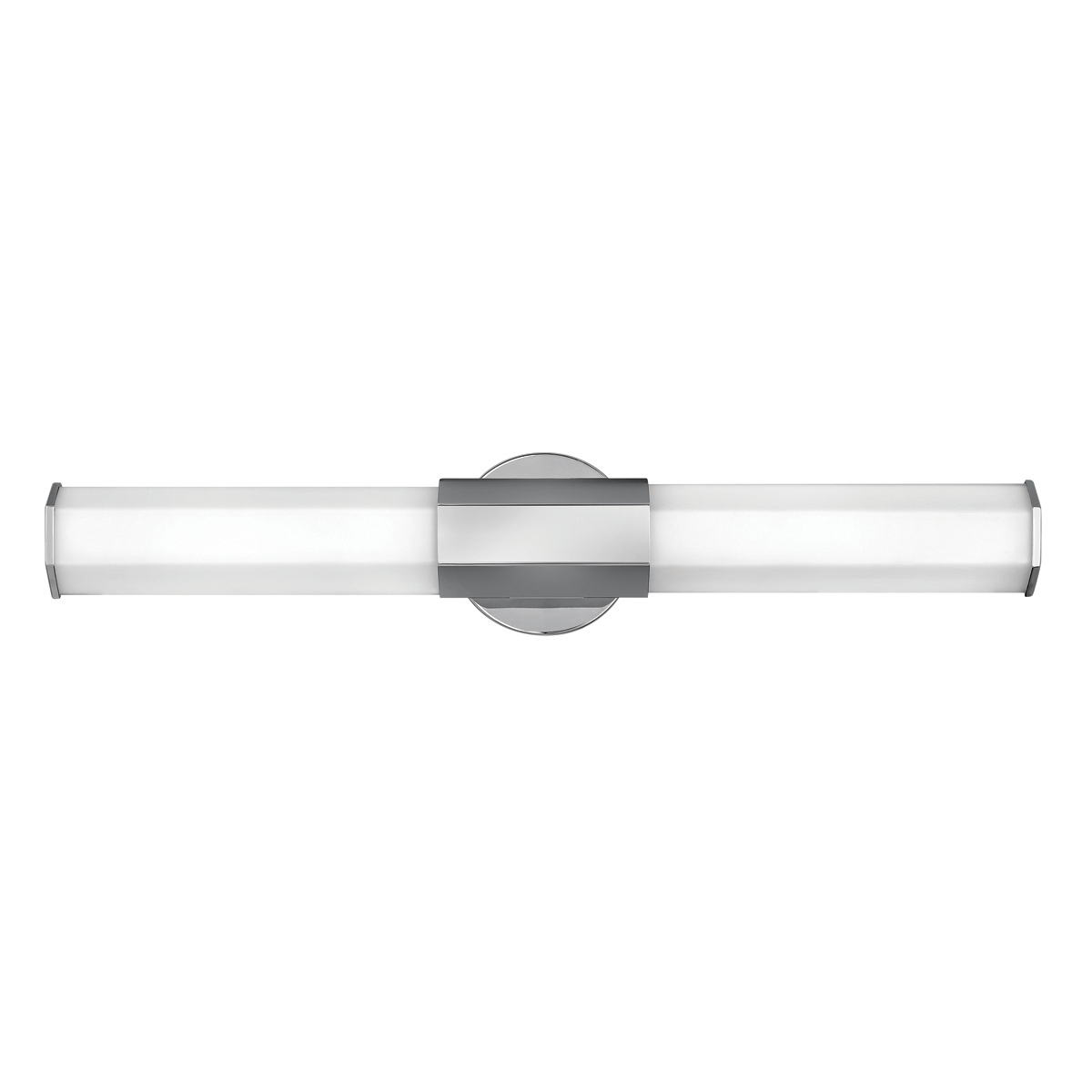 Facet 65cm Chrom badezimmerlampe Von Elstead Lighting - Facet ist eine moderne und stilvolle Badezimmerlampe, die Funktion und Ästhetik vereint.