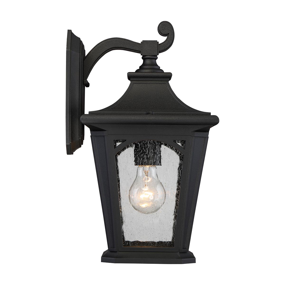 Bedford Schwarz außenlampe Von Elstead Lighting - Die Lampe hat die Schutzart IP44 und ist somit für den Einsatz im Außenbereich geeignet und vor Witterungseinflüssen geschützt.