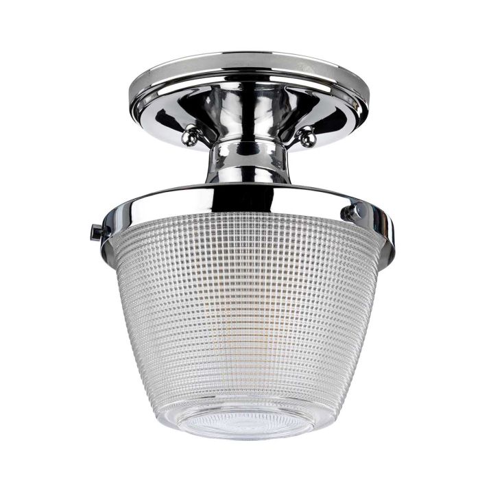 Dublin Ø18 Poliertes Chrom badezimmerlampe Von Elstead Lighting - Sie entspricht der Schutzart IP44 und ist f&uuml;r den Einsatz in Feuchtr&auml;umen geeignet.